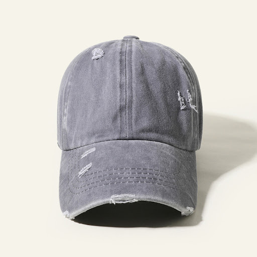 Title 7, Candy Color Baseball Cap, Retro Washable Hole C...