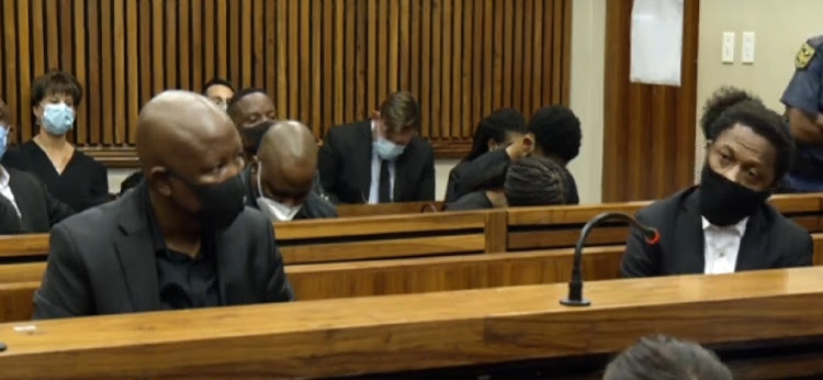 EFF leader Julius Malema and party MP Mbuyiseni Ndlozi in court