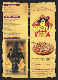 Pirates Pizza menu 1