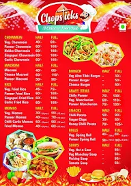 Chopsticks menu 2