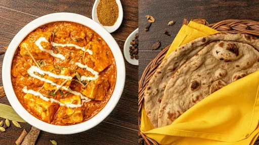 Paneer Butter Masala (300 Mls) Roti Combo