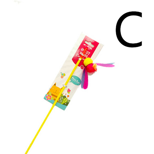 Title 3, Funny Cat Rod Interactive Cat Toy Encourages Pl...