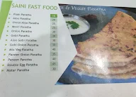Saini Food menu 3