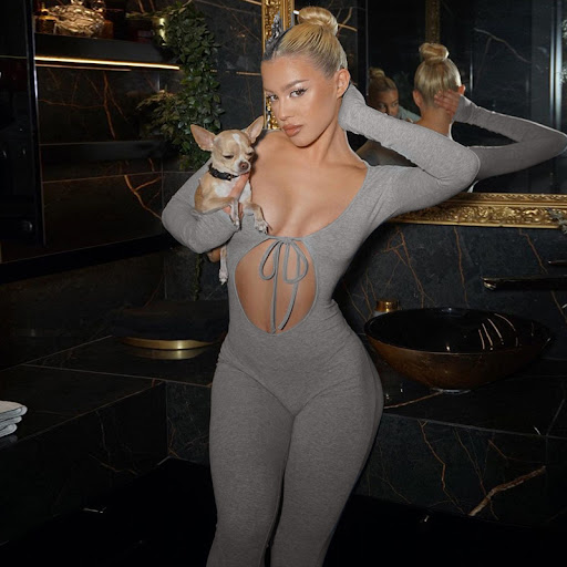 Title 21, Chest Hollow Slim Long Sleeve Jumpsuit