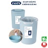 Sọt Rác Tròn Hiro 5L 10L 15L Có Móc Cài Túi Tiện Lợi, Sọt Đựng Rác Gia Đình, Văn Phòng, Khách Sạn