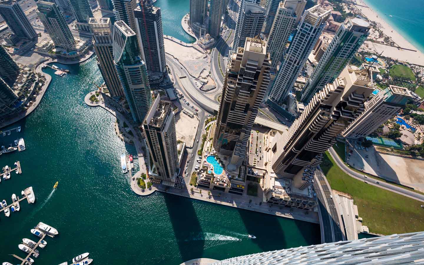 dubai ariel view