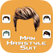 Man Hairstyle Photo Suit Icon