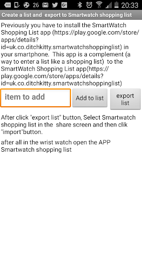 List for Sony Smartwatch sw 2