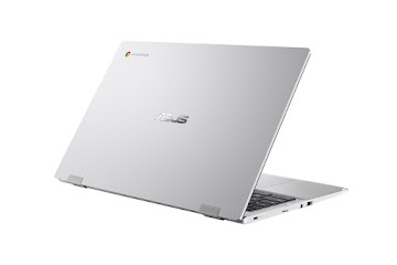 A back view of an ASUS Chromebook CX15.