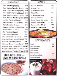 Agarwal Parathas And Snacks menu 3