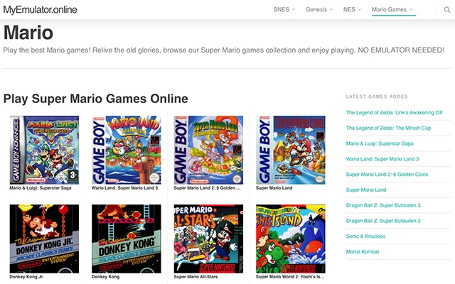 Super Mario Games Online