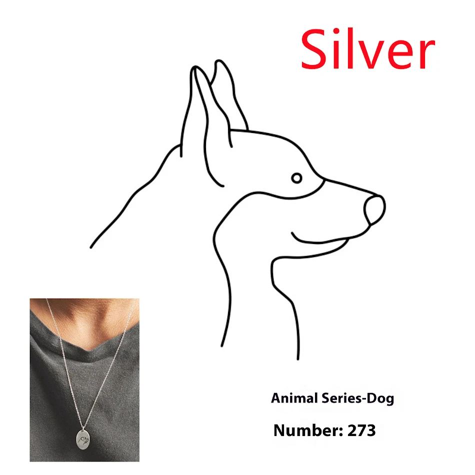 Eenvoudige ovale roestvrijstalen ketting met letters. Geometrische hanger, Europese en Amerikaanse trend voor stijlvolle accessoires.