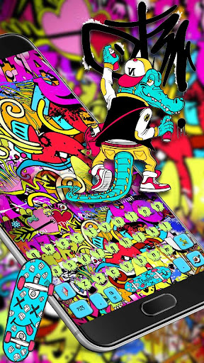 Skate Graffiti Keyboard Theme