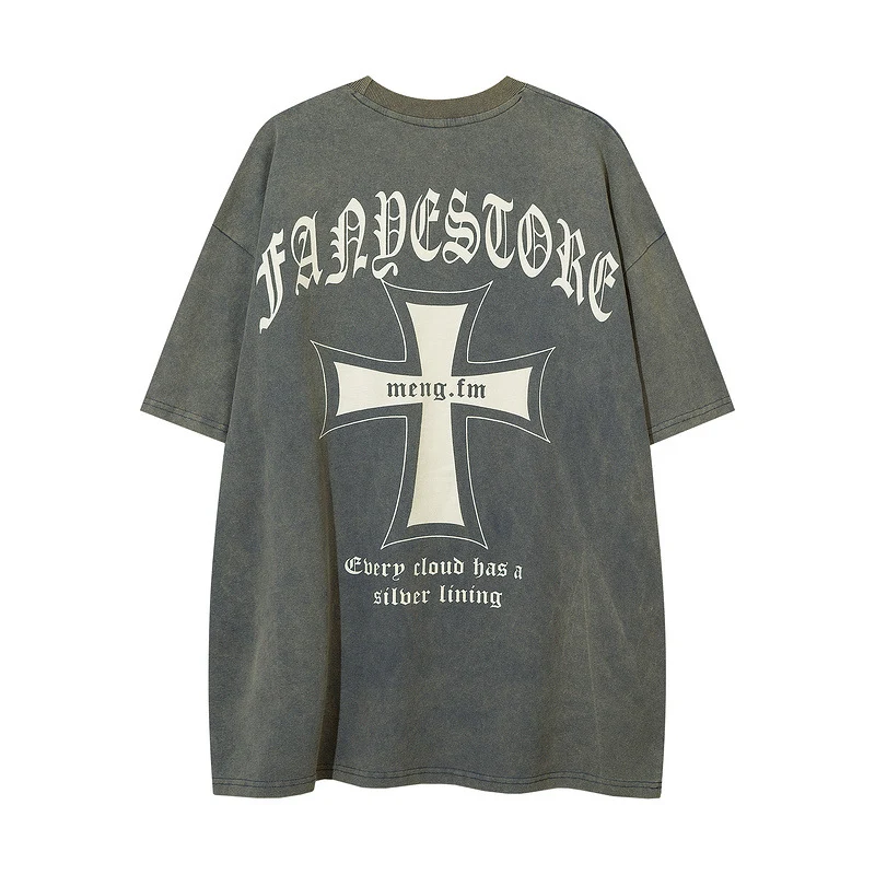 Camiseta Hombre Pareja Estilo Calle Retro Holgada Manga Corta Ideal para Comodidad y Tendencia Urbana Perfecta para el Verano