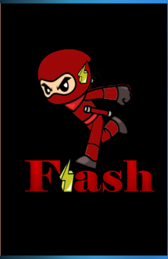 Flash Super Hero 3D : road