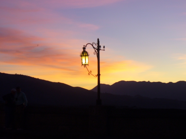 Tramonto a Ronda di desertorosso