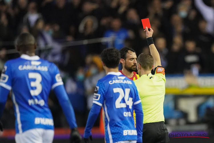 KV Mechelen doet zichzelf de das om in Genk met rode kaart na halfuur: "Je weet wat dan de consequenties zijn"