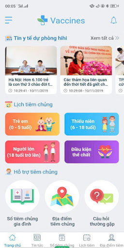 Hỗ Trợ Tiêm Chủng AMV