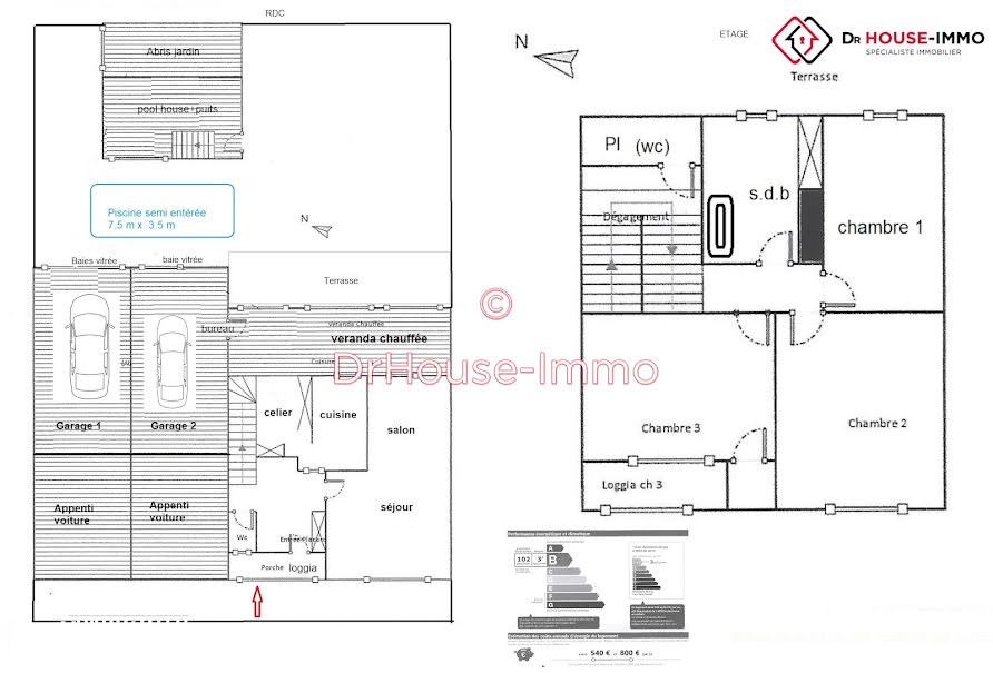 Vente maison 4 pièces 110 m² à Pinsaguel (31120), 329 000 €