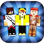 Cover Image of ダウンロード MinecraftPEのボーイズスキン 3.0.2 APK