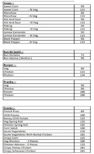 Wamesh Cafe menu 1