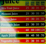 Delhi Juice Corner menu 1
