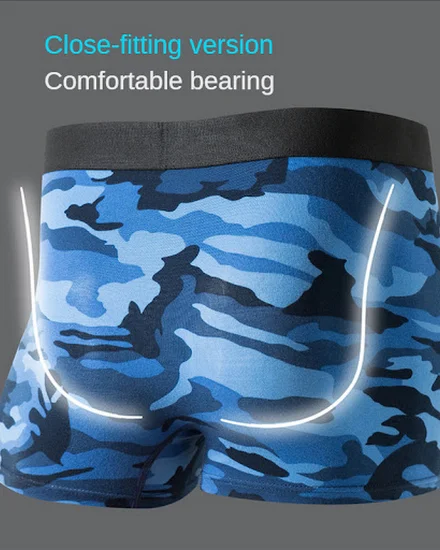 Brand Camouflage Sexy Underwear Men Military Mens Cotton ... - 2