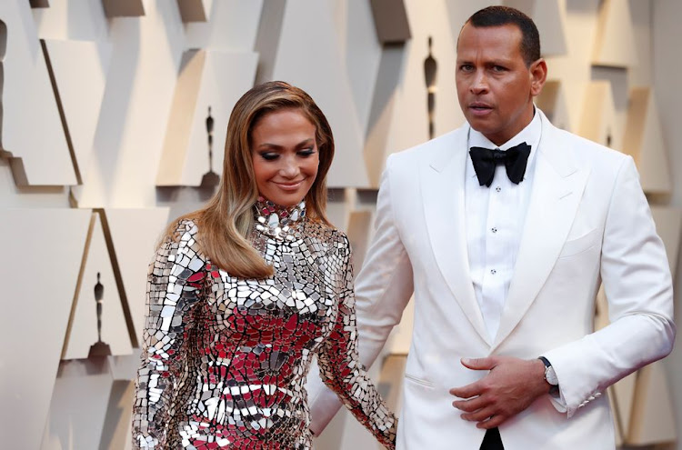 91st Academy Awards - Oscars Arrivals - Red Carpet - Hollywood, Los Angeles, California, U.S., February 24, 2019. Jennifer Lopez, wearing Tom Ford, and Alex Rodriguez. REUTERS/Mario Anzuoni