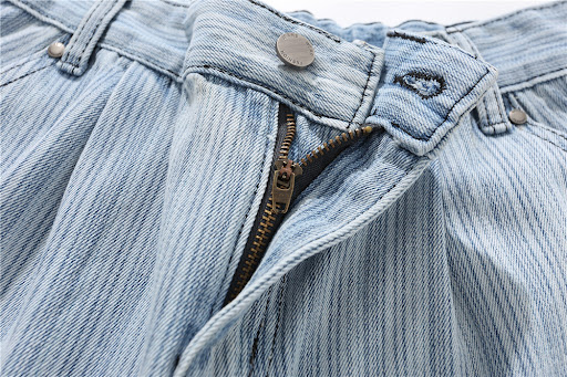 Title 2, Washed Distressed Striped Jeans for Men, offeri...
