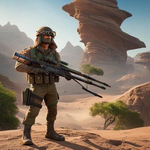 Screenshot commando desert sniper shooter