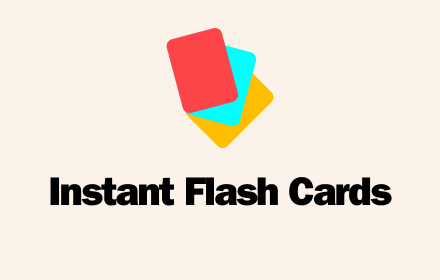 Instant Flash Cards small promo image