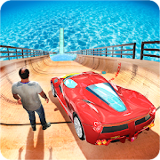 Underwater Mega Ramp Muscle Car Racing Stunts Game  Icon