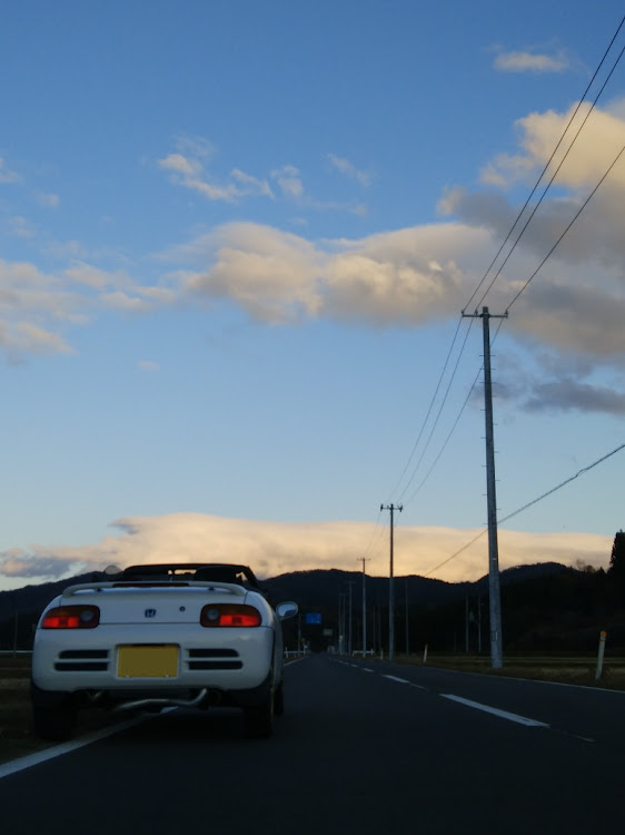 ビートの勤労感謝の日に感謝しながら仕事する日・夕景・洗車・夕空に関するカスタム事例の投稿画像1枚目