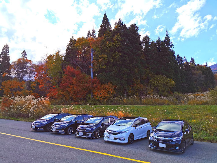 シャトルのプチオフ会・妙高高原・紅葉・天気良し！・お初です‼️に関するカスタム事例の投稿画像9枚目