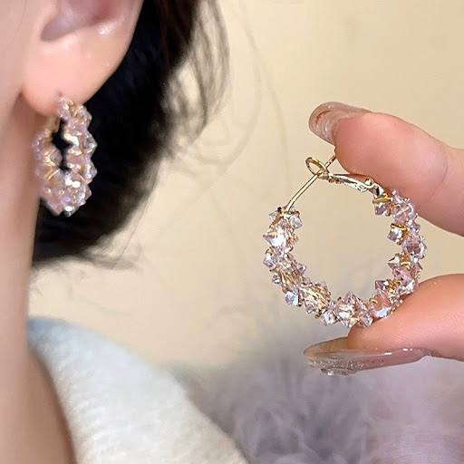 Title 4, Womens Fashion Full Diamond Earrings Special-i...