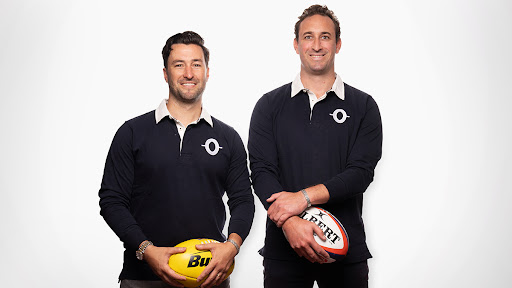 Sportable CEO Dugald Macdonald and CTO Peter Husemeyer.