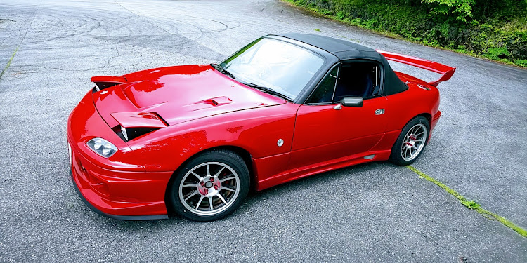 ロードスターのドライブ・イニシャルＤ・赤城山・写真恥ずかしい・NAロードスターに関するカスタム事例の投稿画像2枚目