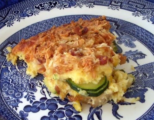 Giant Zucchini-Corn Fritter