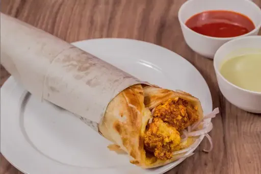 Double Egg Double Paneer Roll