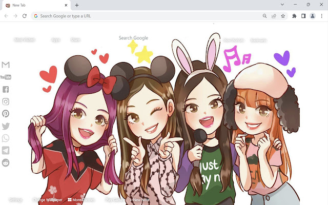 Blackpink Chibi Wallpaper