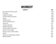 Honest menu 1