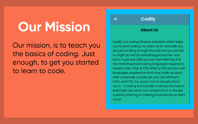 Codify Basics - Learn Coding