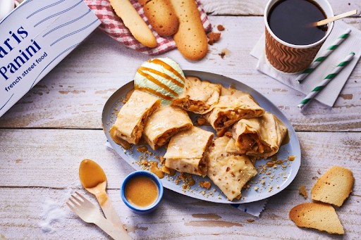 Salted Caramel & Biscuit Crepe