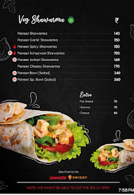 The King Shawarma menu 2