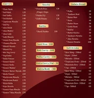 SKS Veg Corner menu 1