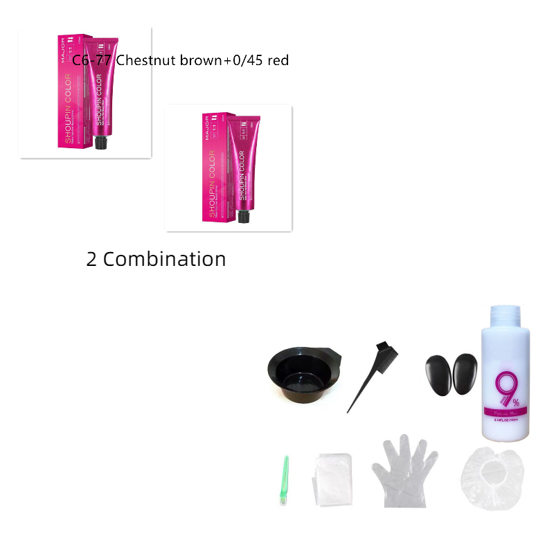 Tinte para el cabello sin amoníaco Color único Cobertura perfecta, fácil aplicación y un brillo radiante para un resultado duradero y natural
