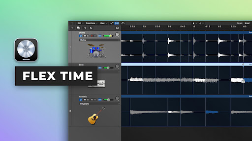 Using flex time in Logic Pro X