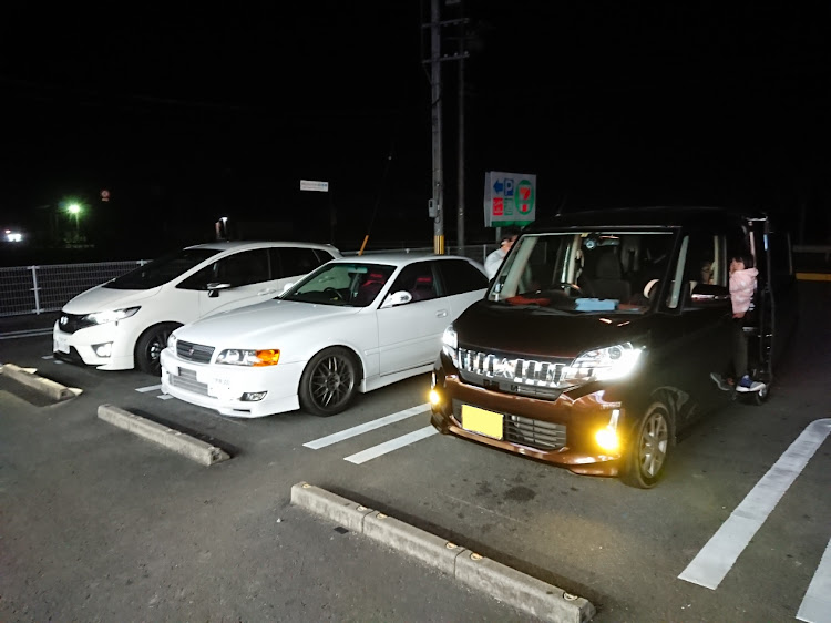 フィットのドライブ・夜会・チェイサー ツアラーV・ekスペースカスタム・白梅ガレージに関するカスタム事例の投稿画像1枚目