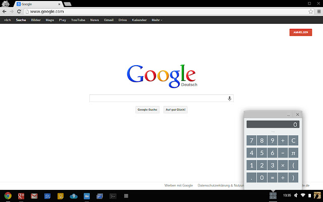 Simple Calc chrome extension