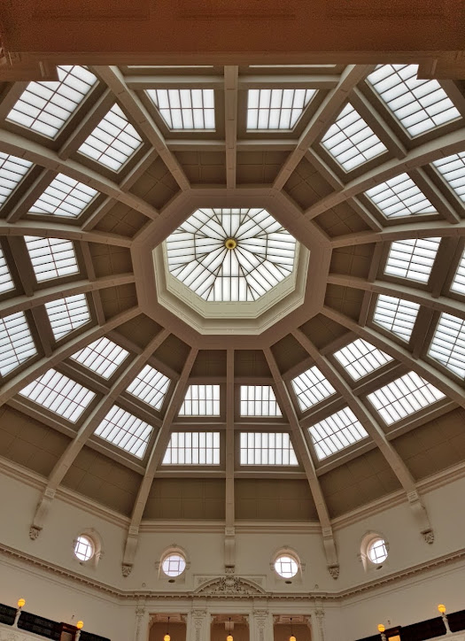 State Library of Victoria. The dome roof above the Dome Reading Room.